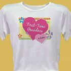 Personalized First-Time Grandma T-Shirt